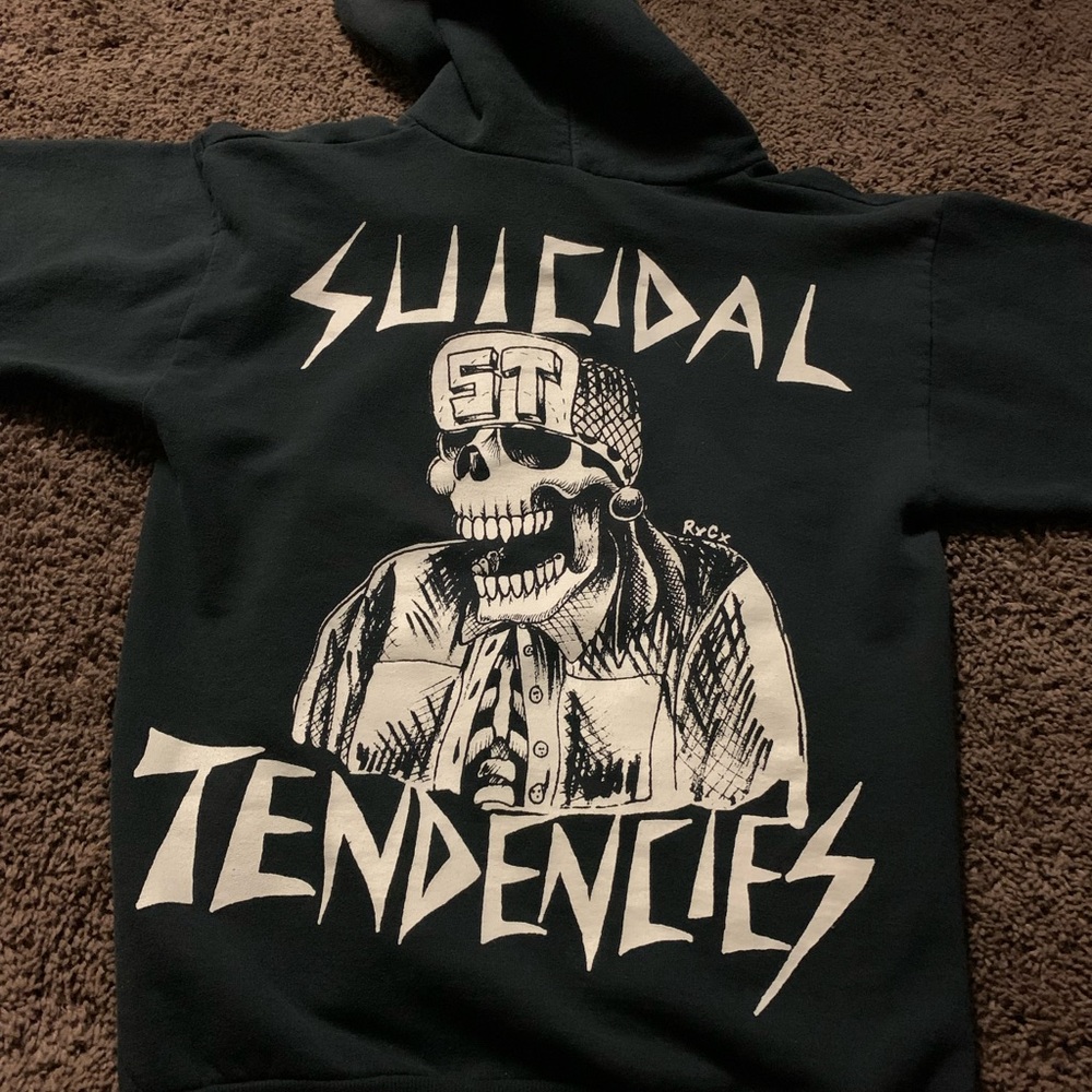 Graphic Hoodie - Black suicidal tendencies